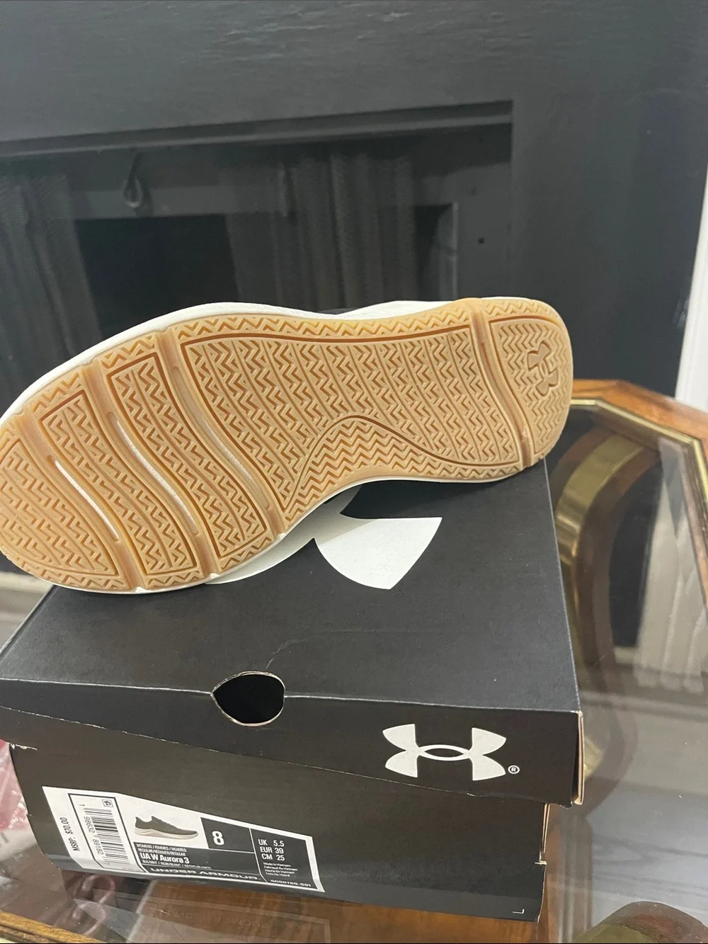 Under Armour Men’s Black and White Athletic Trainer